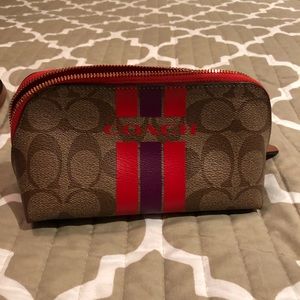Coach cosmetic bag